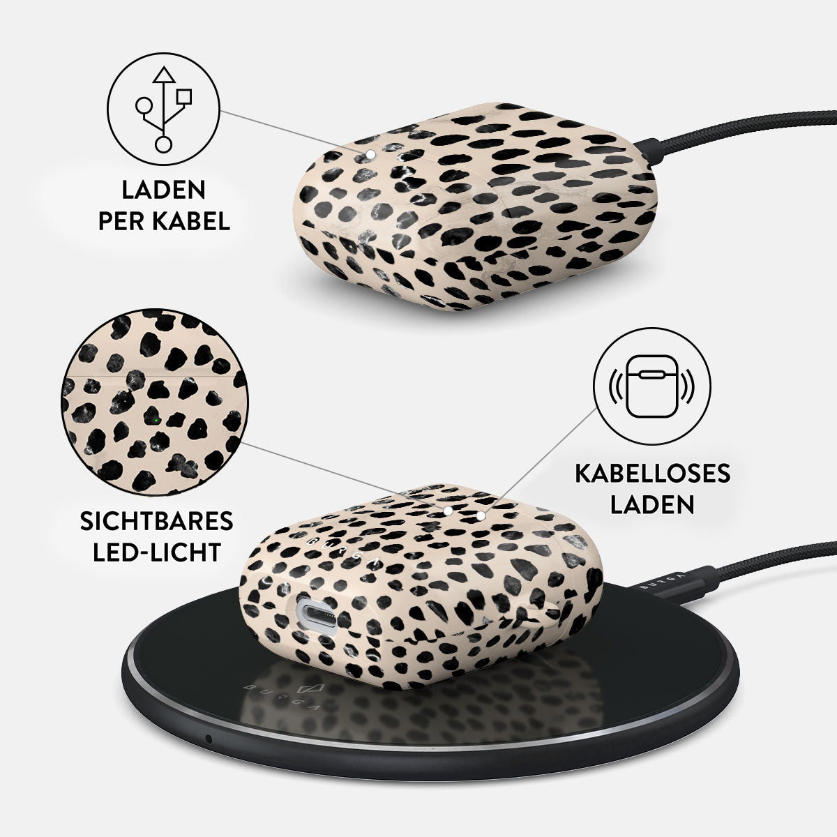 Skorter | Almond Latte - AirPods Case