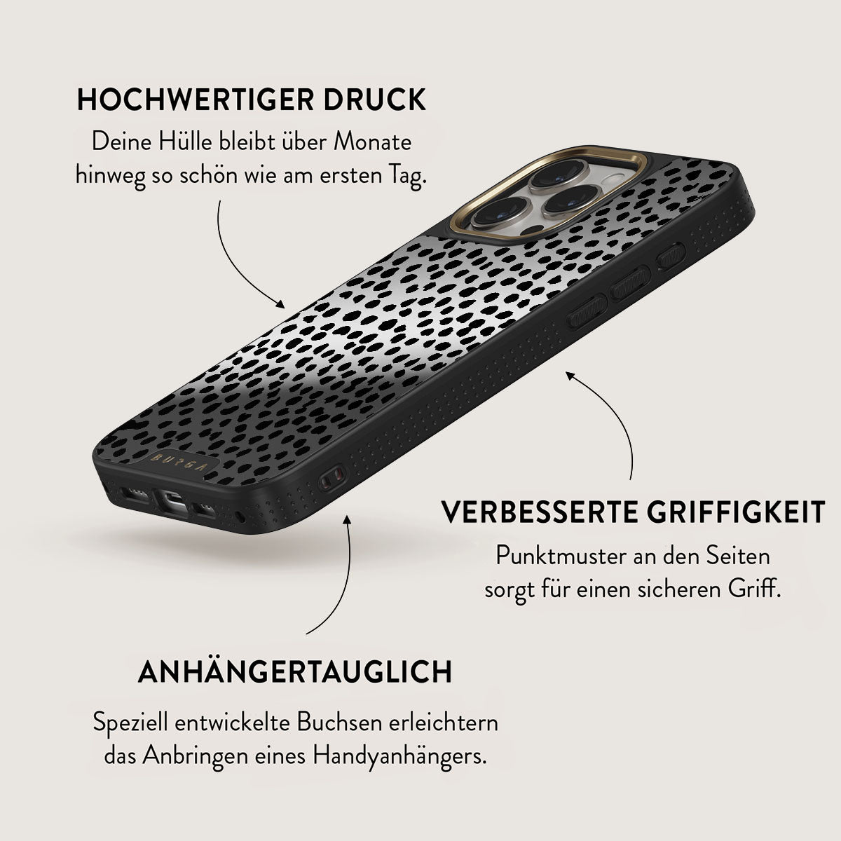 Skorter | Almond Latte - iPhone 15 Pro Max case