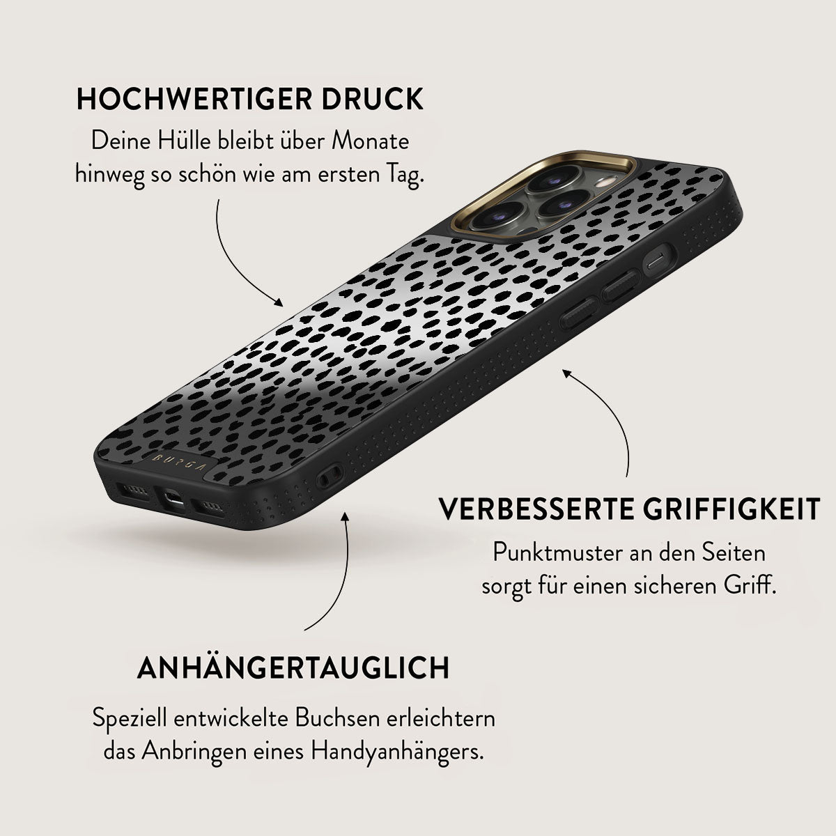 Skorter | Almond Latte - iPhone 13 Pro Max Case