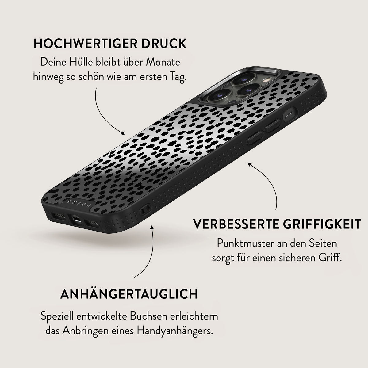 Skorter | Almond Latte - iPhone 13 Pro Max Case