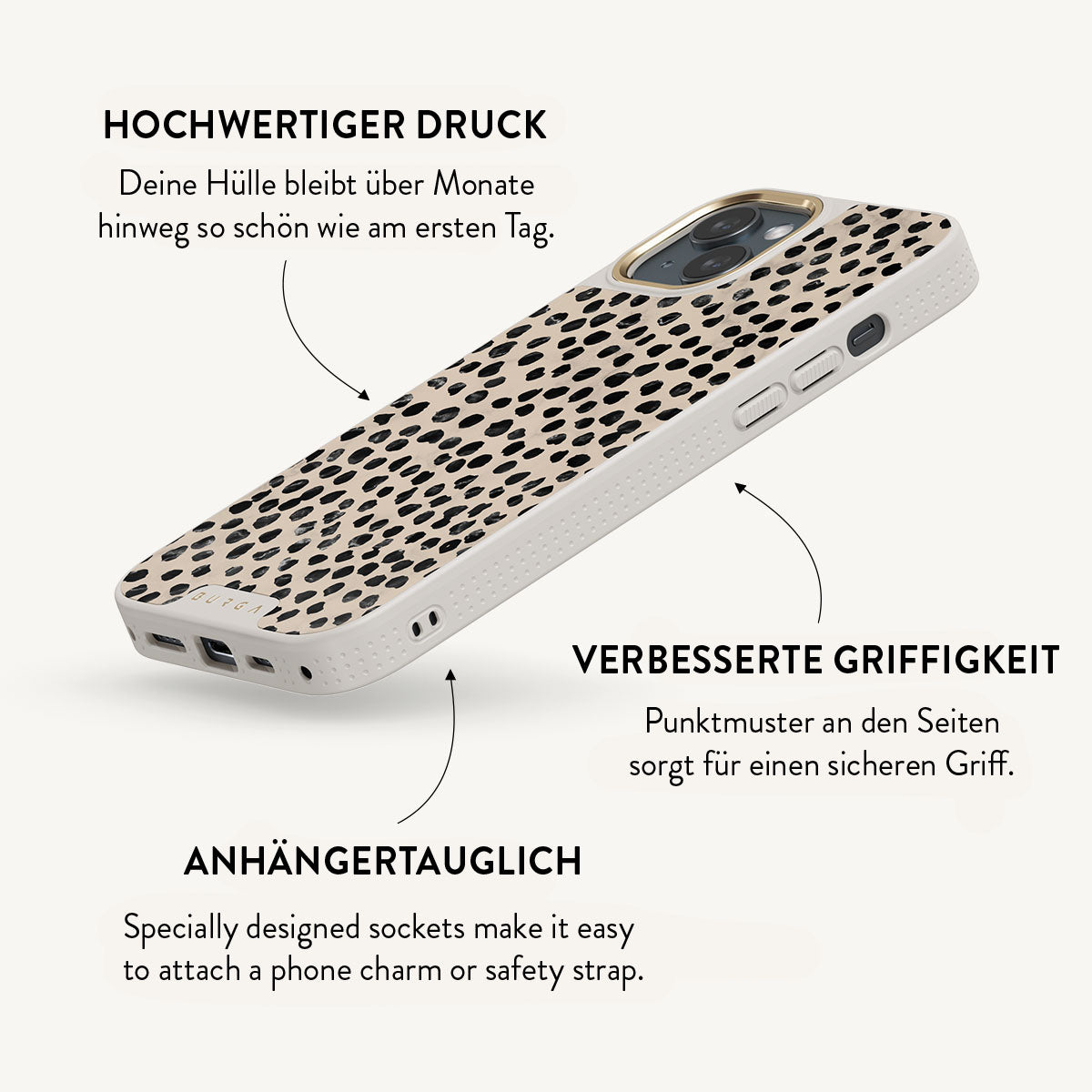 Skorter | Almond Latte - iPhone 15 Case