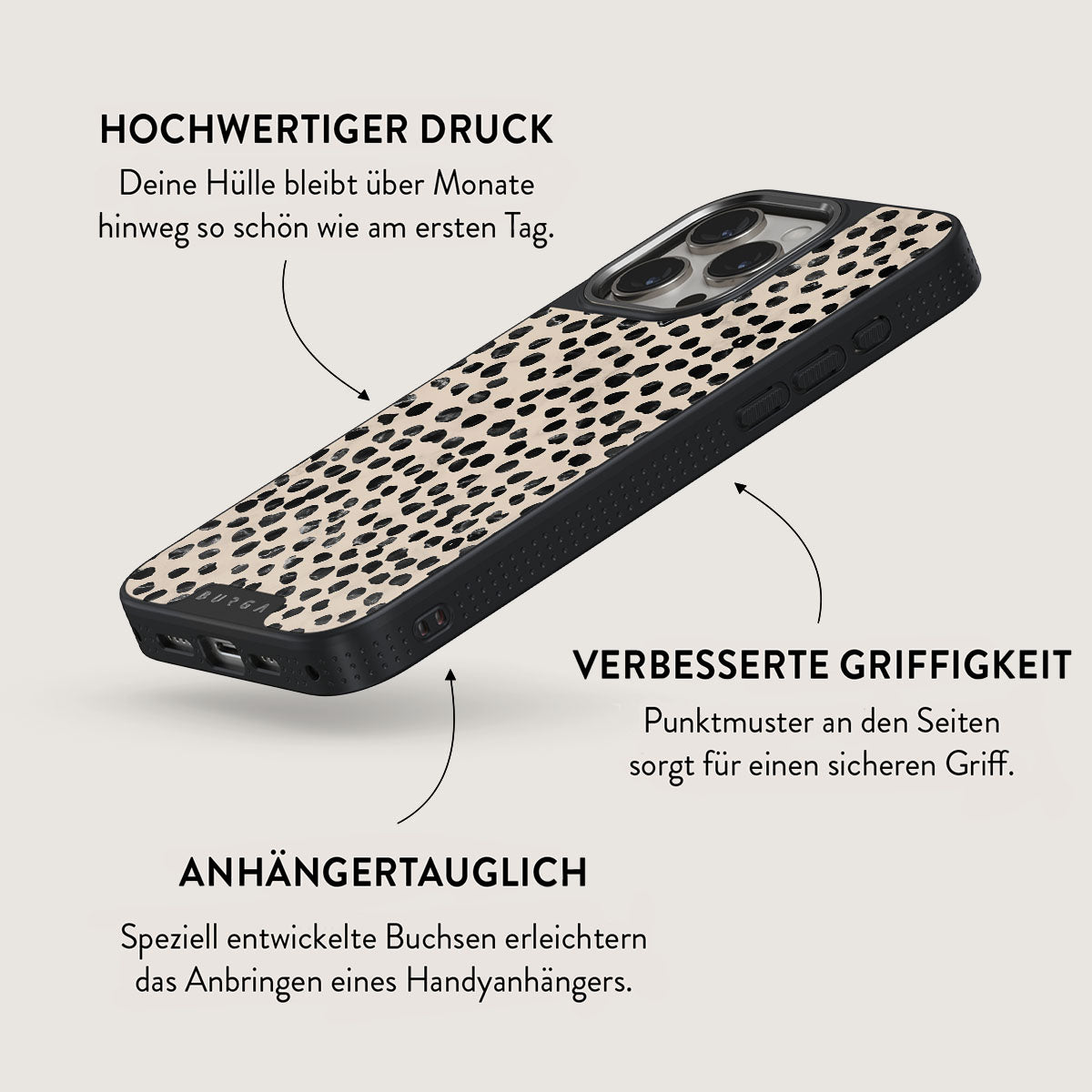 Skorter | Almond Latte - iPhone 15 Pro Case