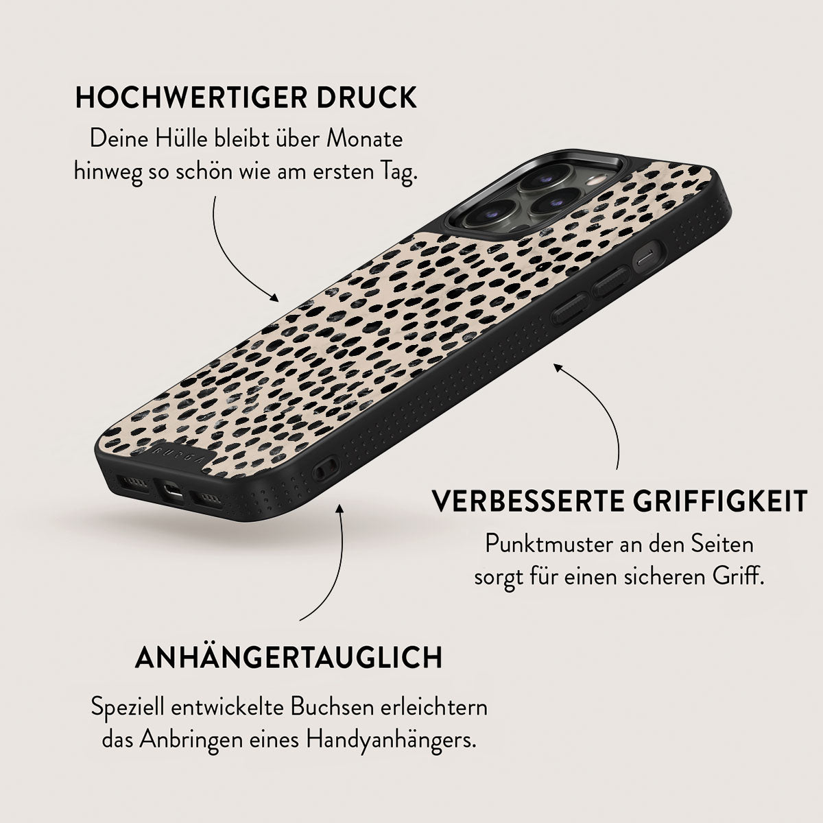 Skorter | Almond Latte - iPhone 13 Pro Max Case