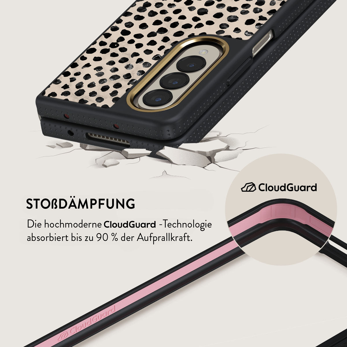 Skorter | Almond Latte - Samsung Galaxy Z Fold 4 Case