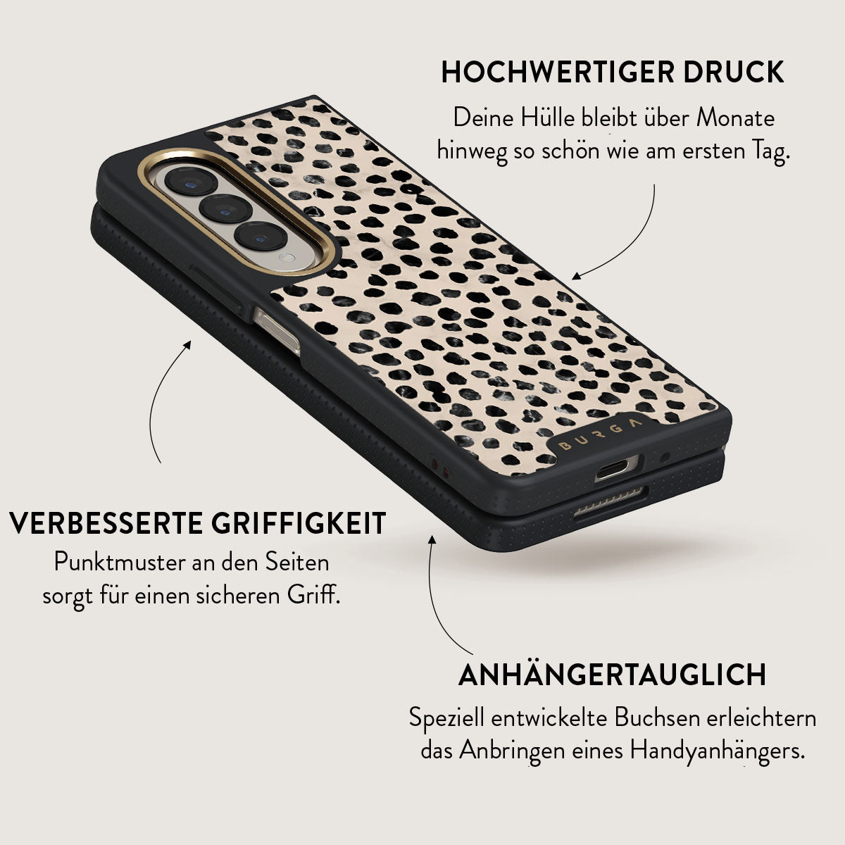 Skorter | Almond Latte - Samsung Galaxy Z Fold 4 Case