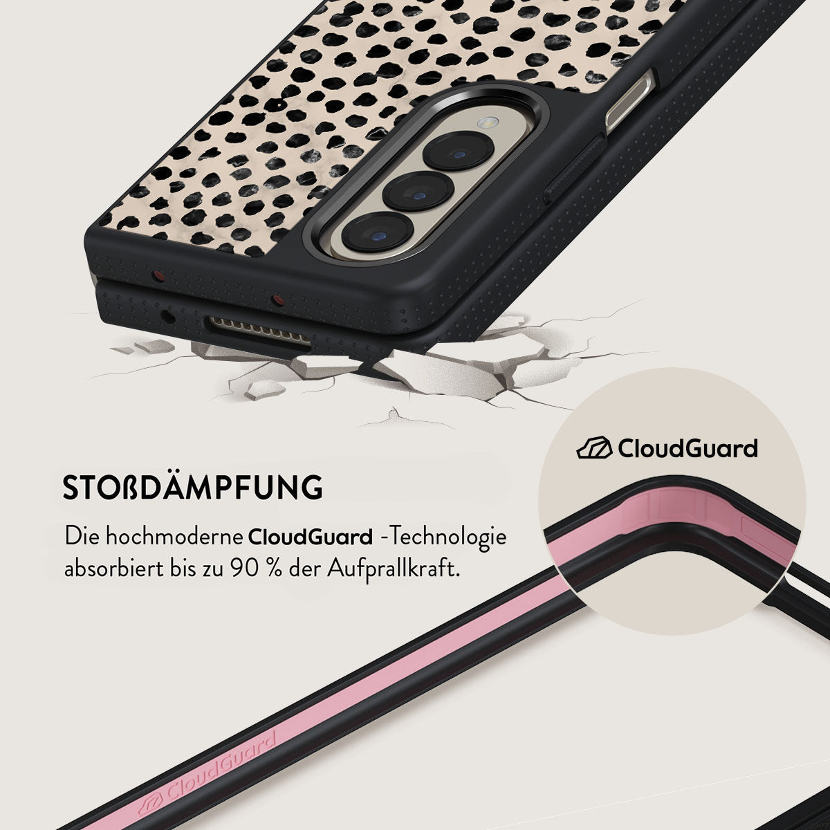 Skorter | Almond Latte - Samsung Galaxy Z Fold 4 Case