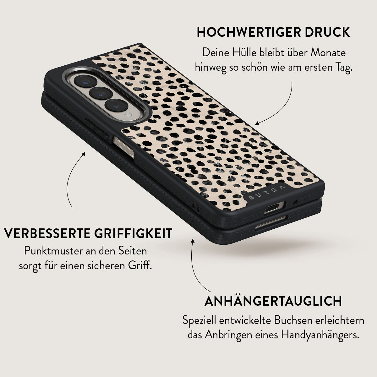 Skorter | Almond Latte - Samsung Galaxy Z Fold 4 Case