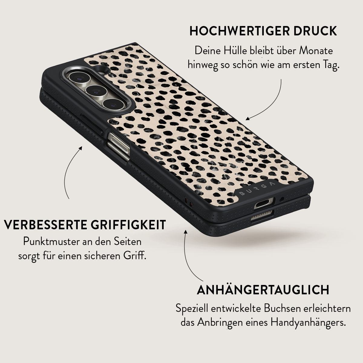 Skorter | Almond Latte - Samsung Galaxy Z Fold 5 Case