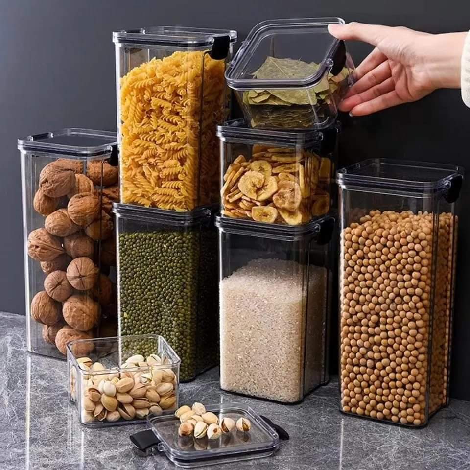 Skorter | 8 pieces airtight storage containers