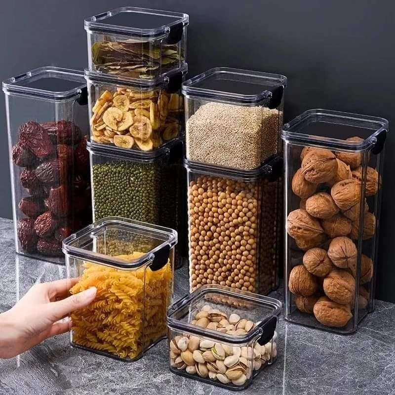 Skorter | 8 pieces airtight storage containers
