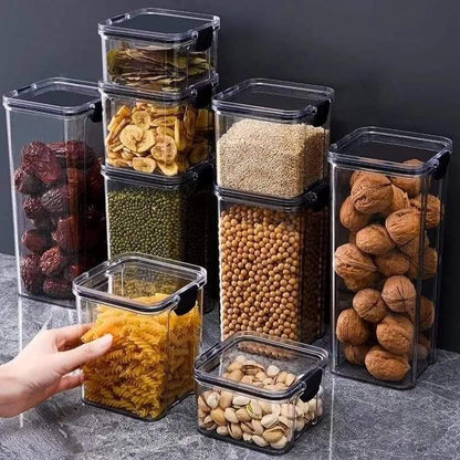 Skorter | 8 pieces airtight storage containers