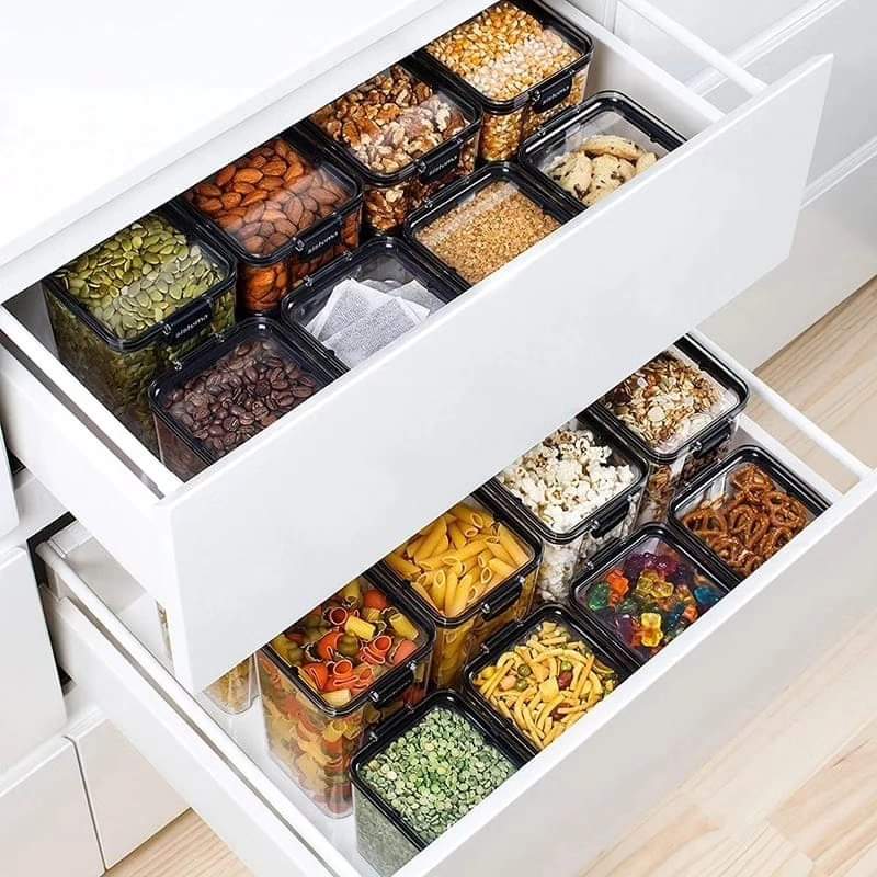 Skorter | 8 pieces airtight storage containers