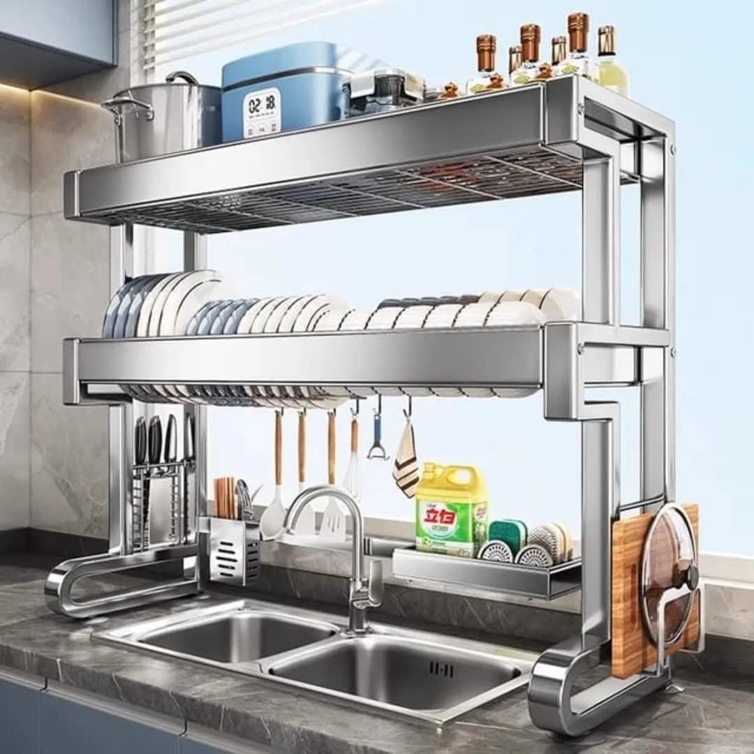 Skorter | 2-tier dish rack over the sink