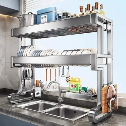 Skorter | 2-tier dish rack over the sink