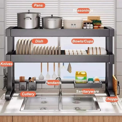 Skorter | 2-tier dish rack over the sink