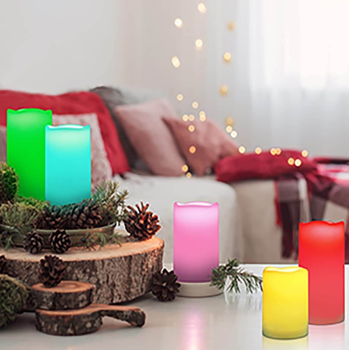 Skorter | Candles Battery Operated With Remote