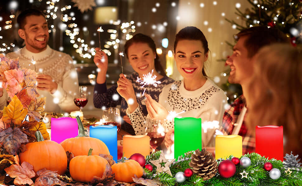 Skorter | Candles Battery Operated With Remote