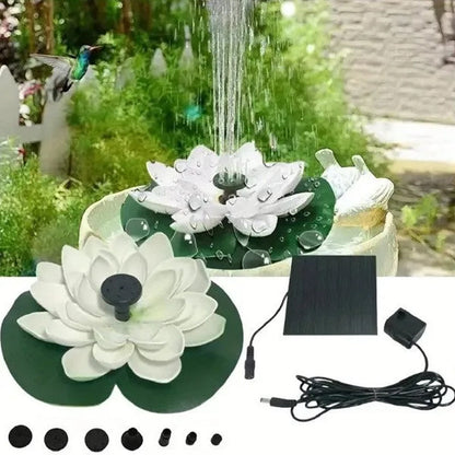 Skorter | Lotus-shaped solar fountain pond decoration