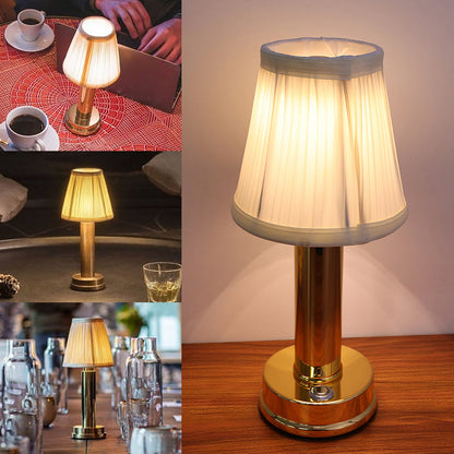 skorter | LED Rechargeable Wireless Metal Table Lamp