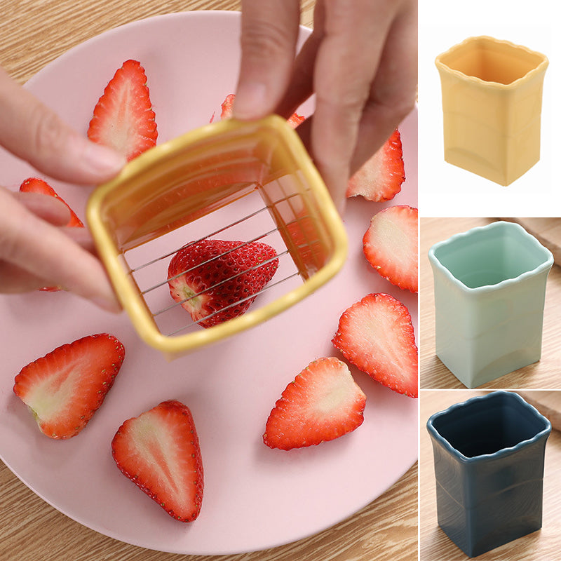 Skorter | Fruit Egg Stainless Steel Strawberry Cutter