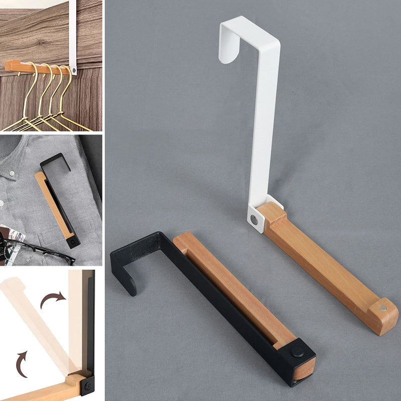 skorter | Foldable Wood Over The Door Hooks
