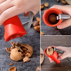 Skorter | Ergonomic Nutcracker with Lever Mechanism – Robust Walnut & Hazelnut Opener