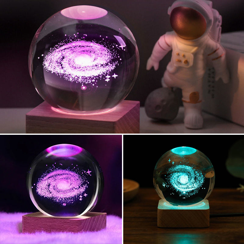 Skorter | Galaxy Crystal Ball Night Light Decorative Lamp