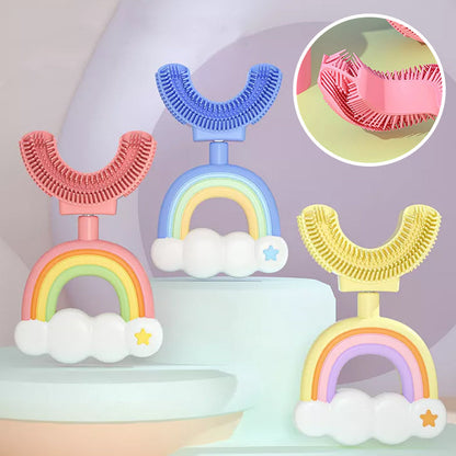 Skorter | Children's Rainbow U-shaped Toothbrush
