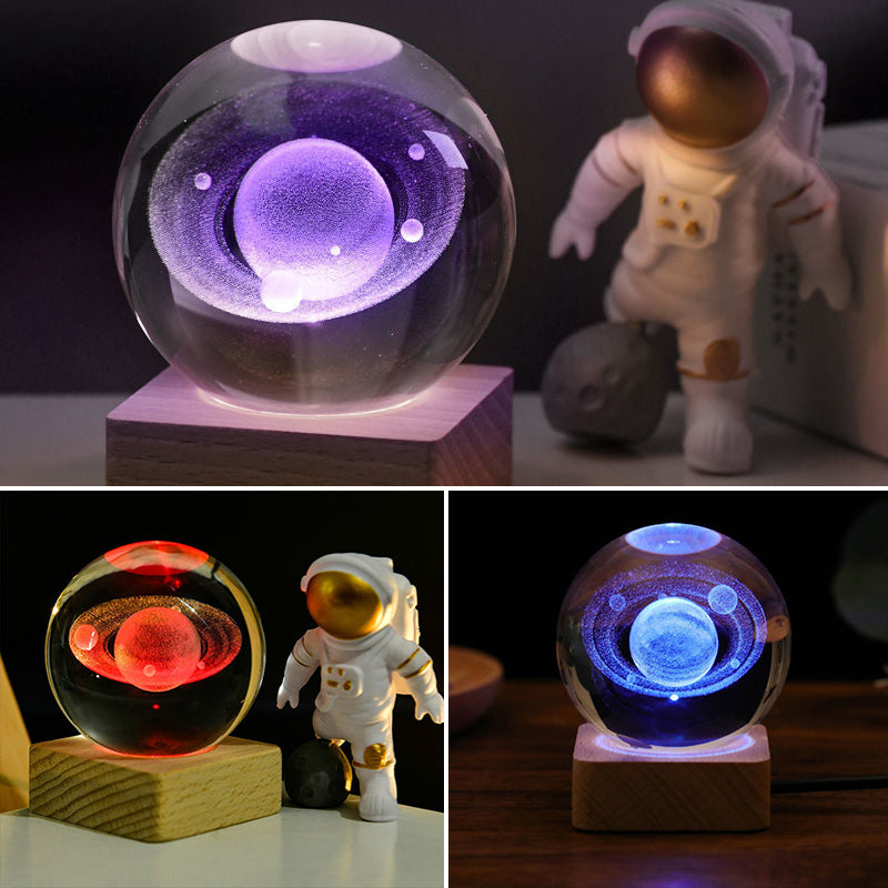 Skorter | Galaxy Crystal Ball Night Light Decorative Lamp