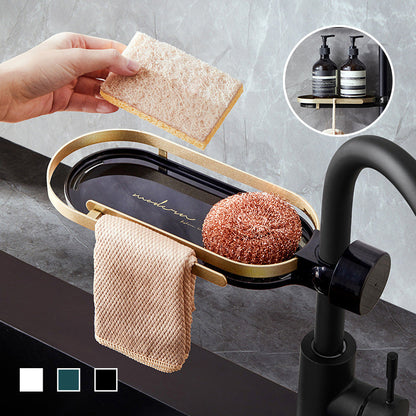 skorter | Faucet Drain Storage Shelf