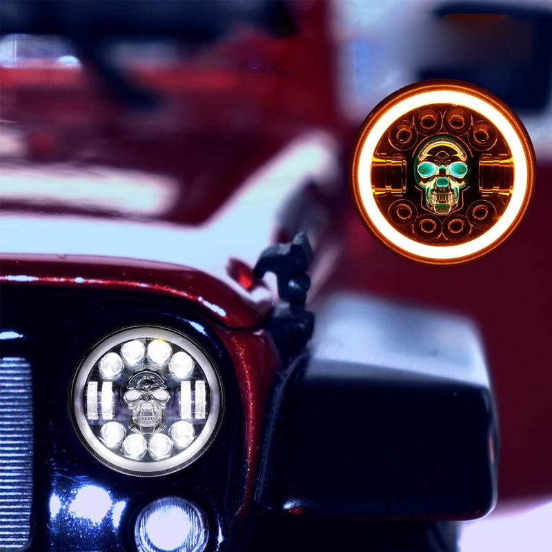 Skorter | 7 Inch Skull LED Headlight