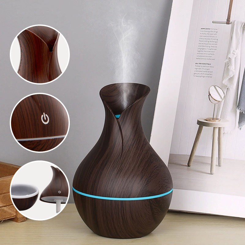 skorter | Household Wood Vase Air Humidifier