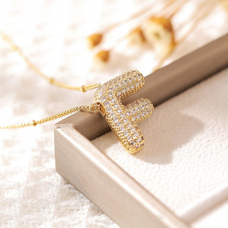 Skorter | Alphabet-Diamond-Pendant-Necklace