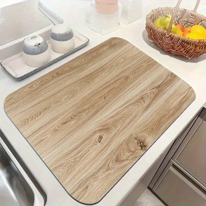 Skorter | Faux Wood Grain Appliance Protector Mat