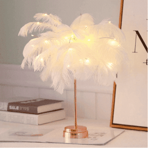 Skorter | Feather Table Lamp Desk Lamps