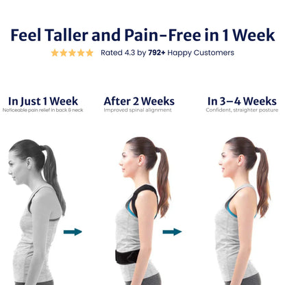 Skorter | Back Posture Corrector | Adjustable, Breathable Design for Men & Women to Improve Posture and Reduce Back Pain