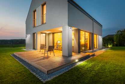Skorter | Solar Led Outdoor Wall Lamps in Stainless Steel