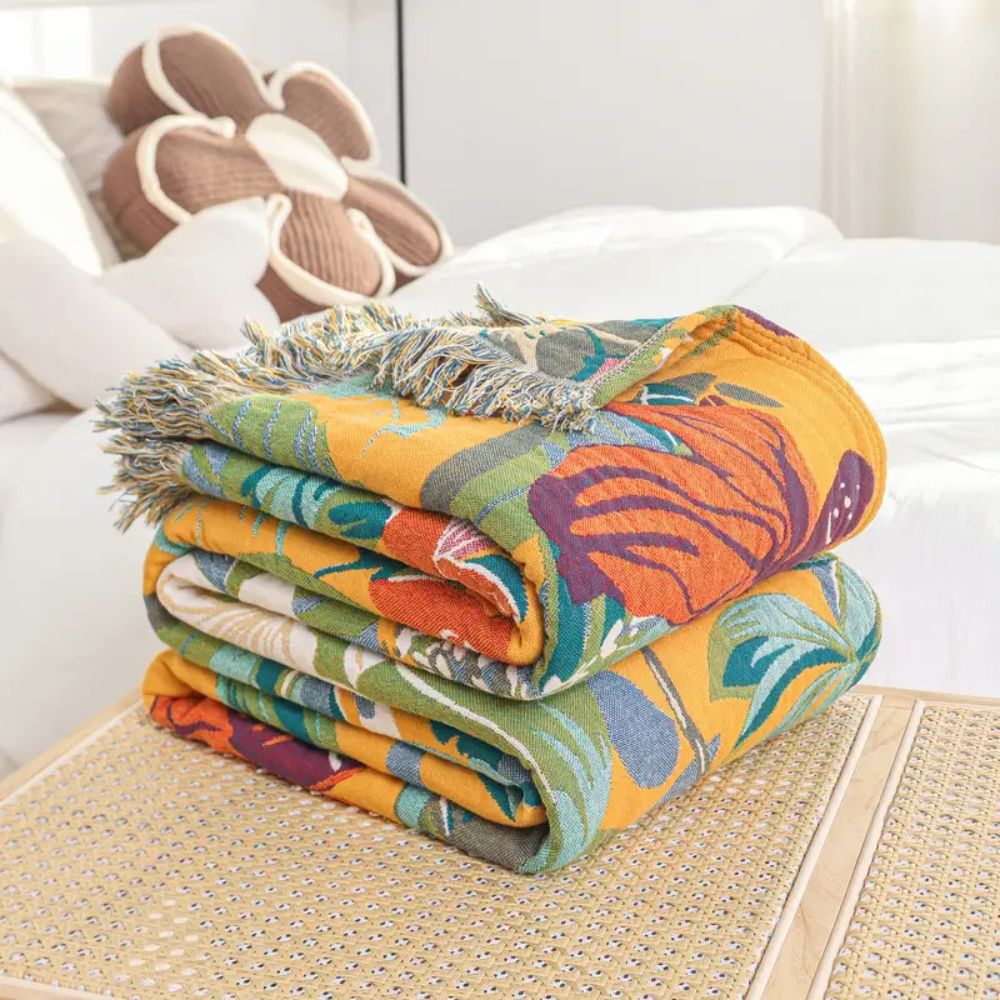 Skorter | Festival Tropics Cotton Blanket