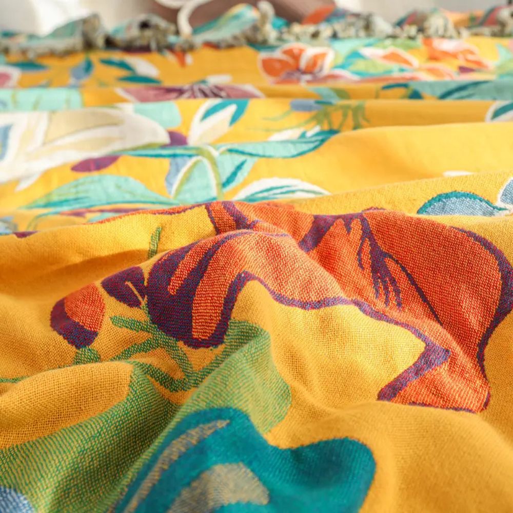 Skorter | Festival Tropics Cotton Blanket