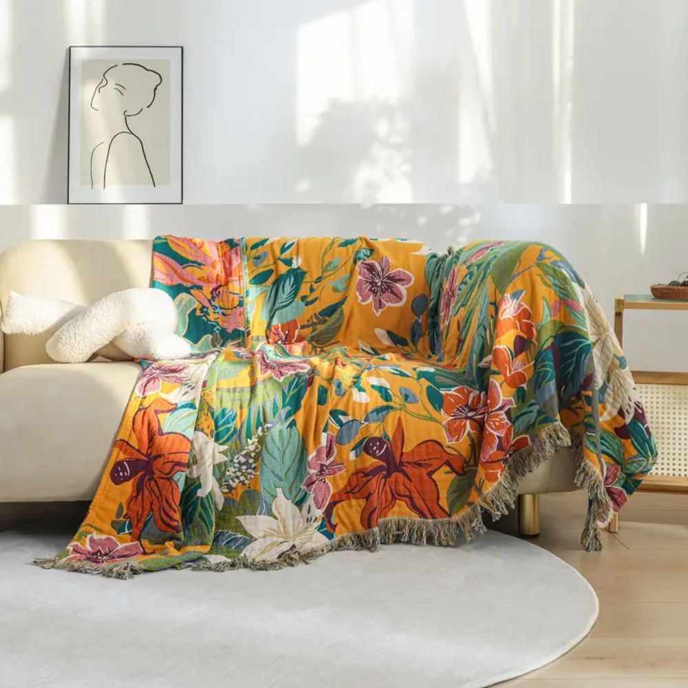 Skorter | Festival Tropics Cotton Blanket