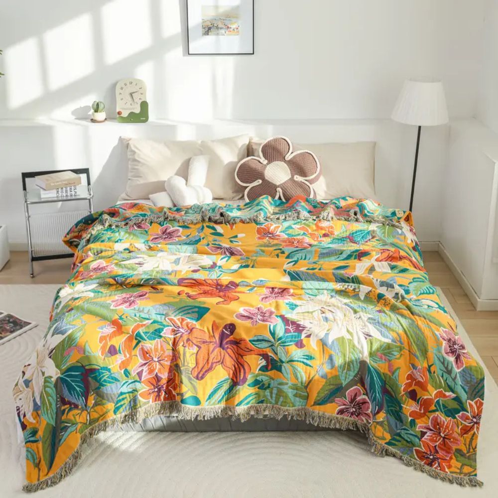 Skorter | Festival Tropics Cotton Blanket