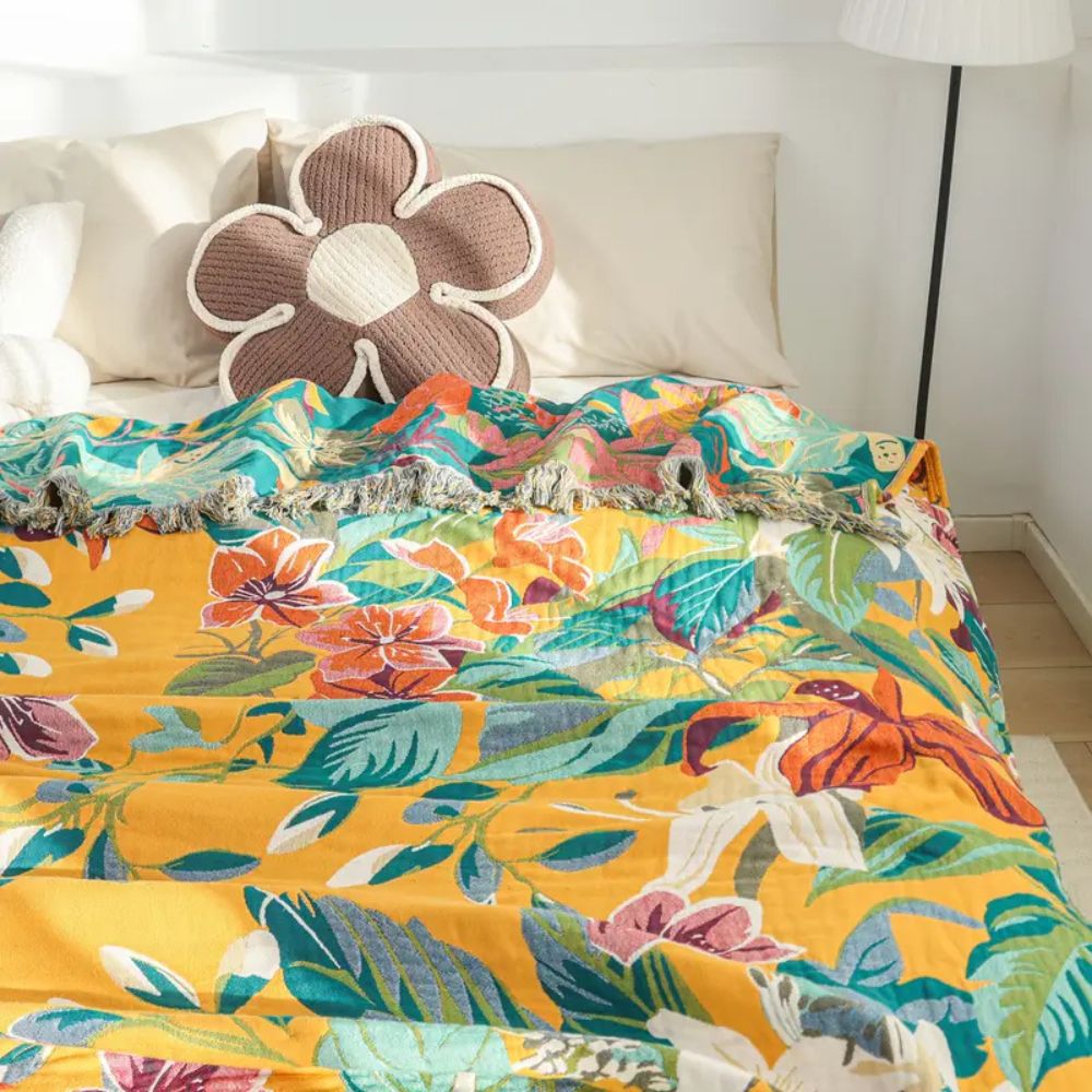 Skorter | Festival Tropics Cotton Blanket