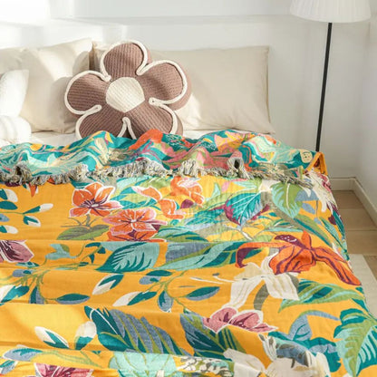 Skorter | Festival Tropics Cotton Blanket