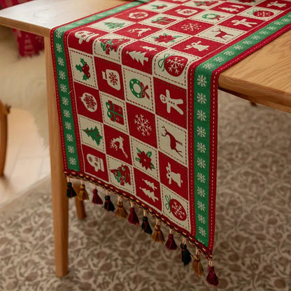 Skorter | Festive Charm Holiday Table Runner