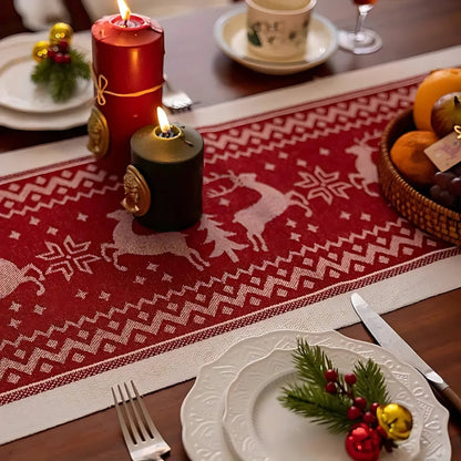 Skorter | Festive Christmas Elk Table Runner
