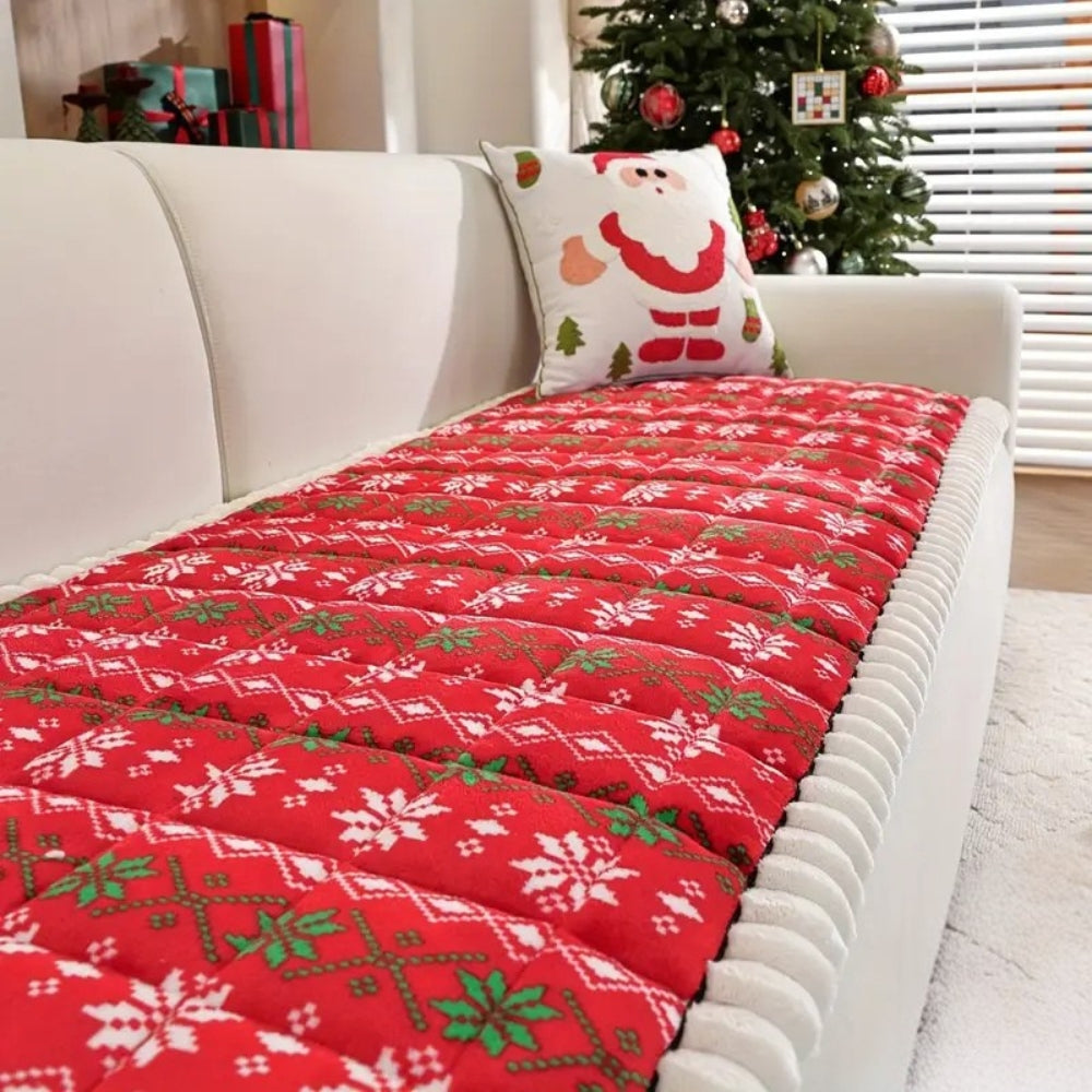 Skorter | Festive Holiday Winter Sofa Cover