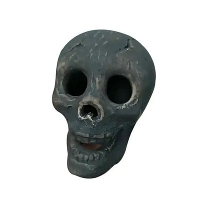Skorter | SkullFire Ornament – Fireproof Skull Figurine made of Resin for Gothic & Halloween Decoration