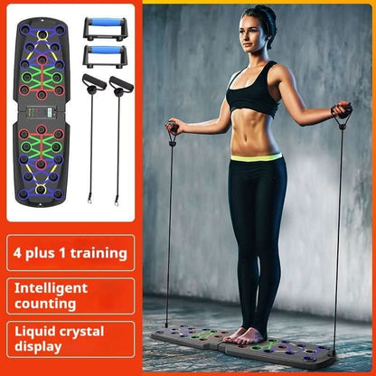 Skorter | Complete Fitness Set for Home with Resistance Bands & AB Roller