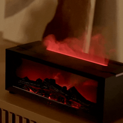 Skorter | FlameMist – Aromatherapy Humidifier with Flame Effect and LED Light