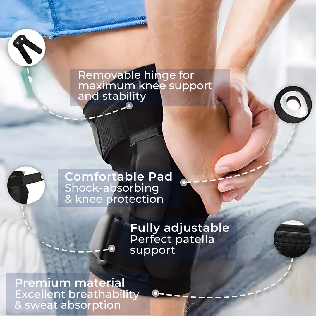 Skorter | ACL Knee Brace for Knee Support and Stability | Reduces Pain, Swelling, and Limits Motion | Ideal for Recovery and Injury Protection